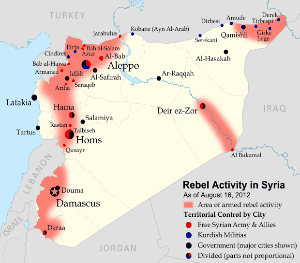 Syrian Civil War August 2012-June 2013 | image tagged in gifs | made w/ Imgflip images-to-gif maker