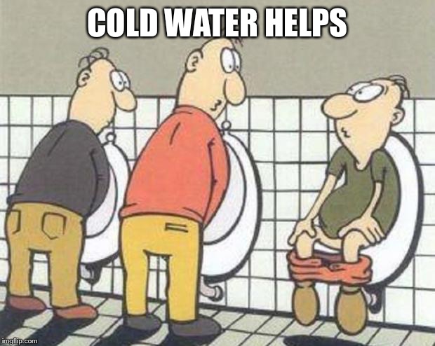 Dumbo | COLD WATER HELPS | image tagged in dumbo | made w/ Imgflip meme maker