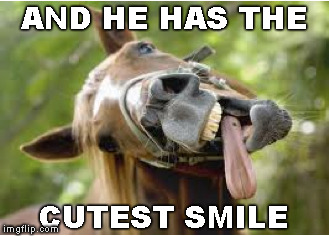 AND HE HAS THE CUTEST SMILE | made w/ Imgflip meme maker