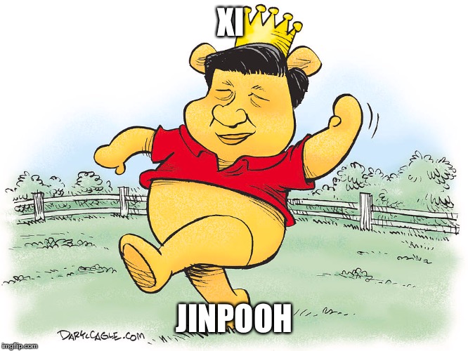 Xi Jinpooh | XI JINPOOH | image tagged in china,xi jinping,communist socialist,winnie the pooh | made w/ Imgflip meme maker
