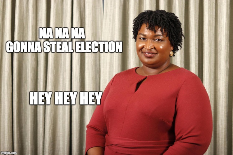 NA NA NA
 GONNA STEAL ELECTION; HEY HEY HEY | image tagged in liar,voter fraud,election fraud,poor loser,fat albert,communist socialist | made w/ Imgflip meme maker