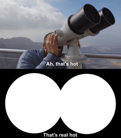 That’s Hot Blank Meme Template