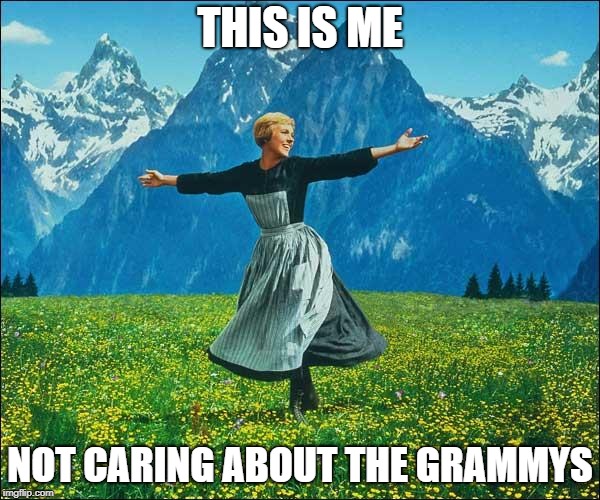 Sound of Music | THIS IS ME; NOT CARING ABOUT THE GRAMMYS | image tagged in sound of music | made w/ Imgflip meme maker