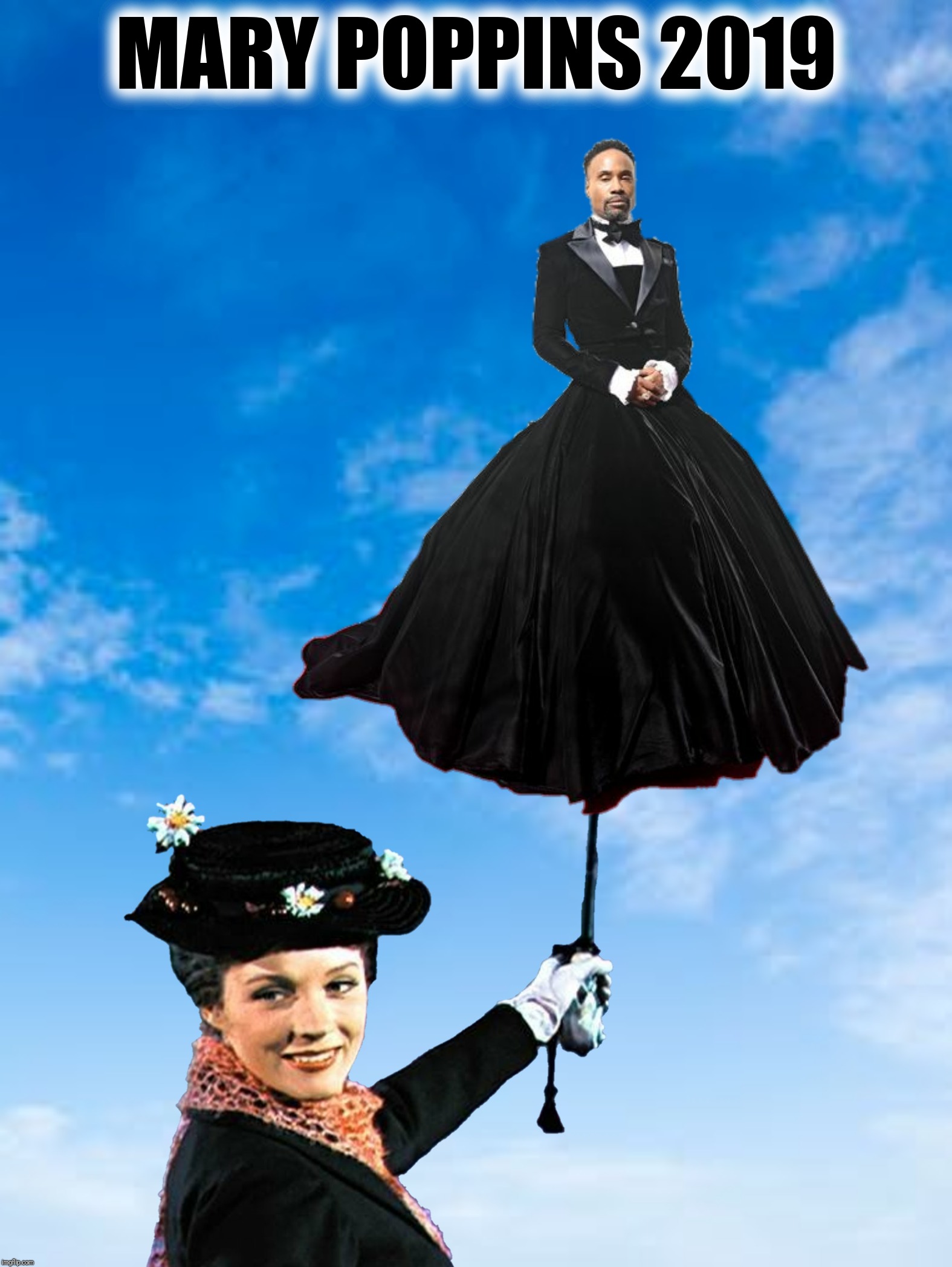 Bad Photoshop Sunday presents:  A Night At The Oscars | MARY POPPINS 2019 | image tagged in bad photoshop sunday,mary poppins,academy awards,billy porter | made w/ Imgflip meme maker
