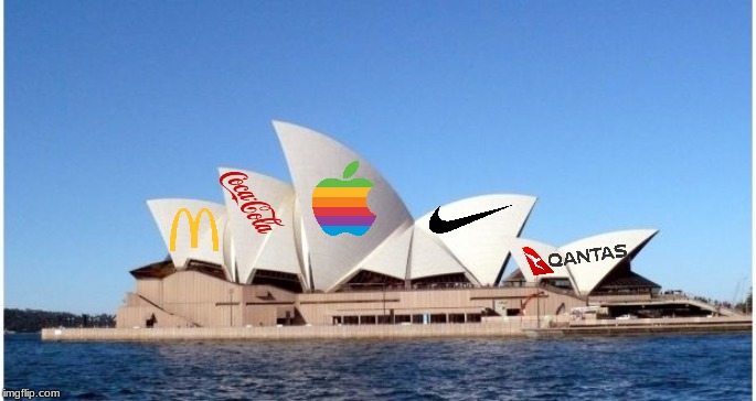 huge white building? AD SPACE!!!!! | image tagged in sydney,opera,house,ads,memes,meanwhile in australia | made w/ Imgflip meme maker
