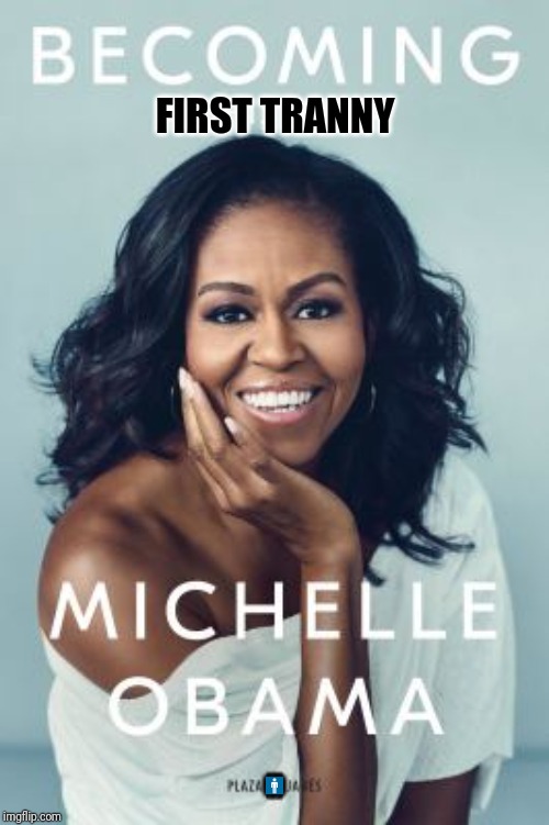 Michael Becoming Michelle First Tranny | FIRST TRANNY; 🚹 | image tagged in michelle obama,transgender,transformers,flotus,glamour shots,the great awakening | made w/ Imgflip meme maker