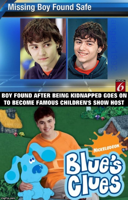 image tagged in blues clues,nickelodeon,puppy,throwback thursday,joe,blue | made w/ Imgflip meme maker