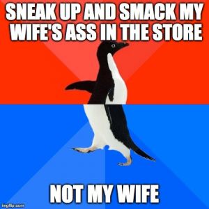 Image tagged in memes,socially awesome awkward penguin generated with the Imgflip meme maker