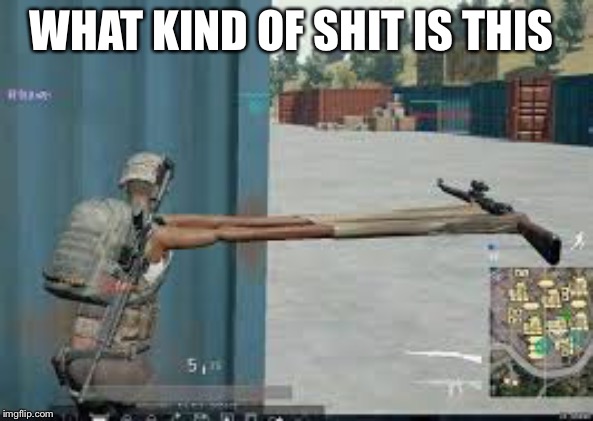 It’s original | WHAT KIND OF SHIT IS THIS | image tagged in pubg glitch,original | made w/ Imgflip meme maker