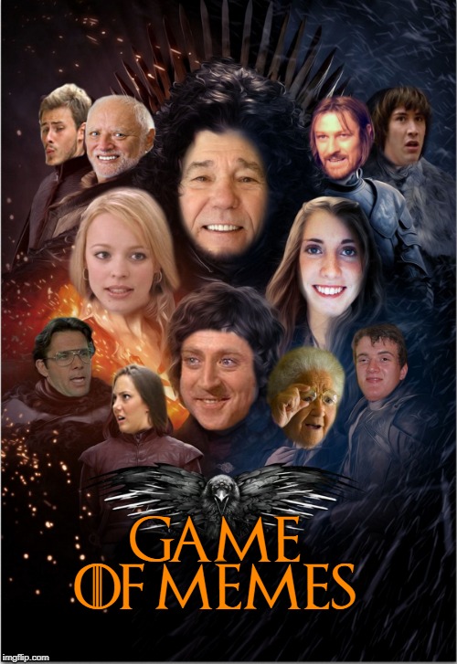 Game of Memes | GAME OF MEMES | image tagged in game of thrones,poster | made w/ Imgflip meme maker