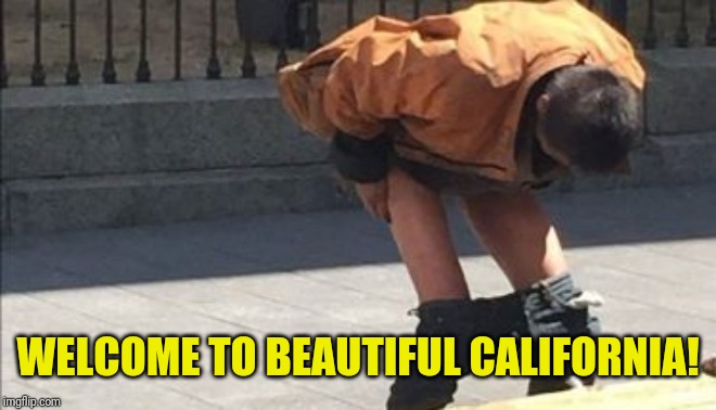 Welcome | WELCOME TO BEAUTIFUL CALIFORNIA! | image tagged in california | made w/ Imgflip meme maker