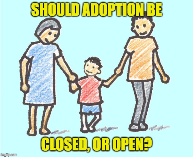 Parental respect | SHOULD ADOPTION BE; CLOSED, OR OPEN? | image tagged in parental respect,adoption,closed,open,boundaries | made w/ Imgflip meme maker
