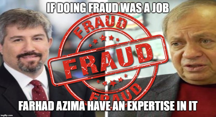 farhad azima fraud meme | IF DOING FRAUD WAS A JOB; FARHAD AZIMA HAVE AN EXPERTISE IN IT | image tagged in farhadazima,khatermassaad,funny memes,imgflip,voter fraud | made w/ Imgflip meme maker