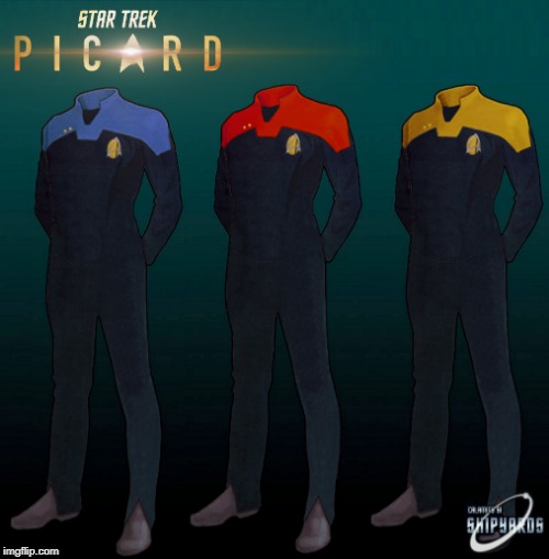Star Trek Picard Starfleet Uniforms And Combadge Perfectworld