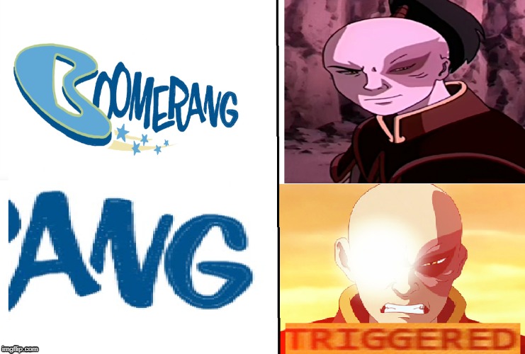 This was back when he was still evil | image tagged in avatar the last airbender,zuko,nickelodeon,triggered,boomerang | made w/ Imgflip meme maker