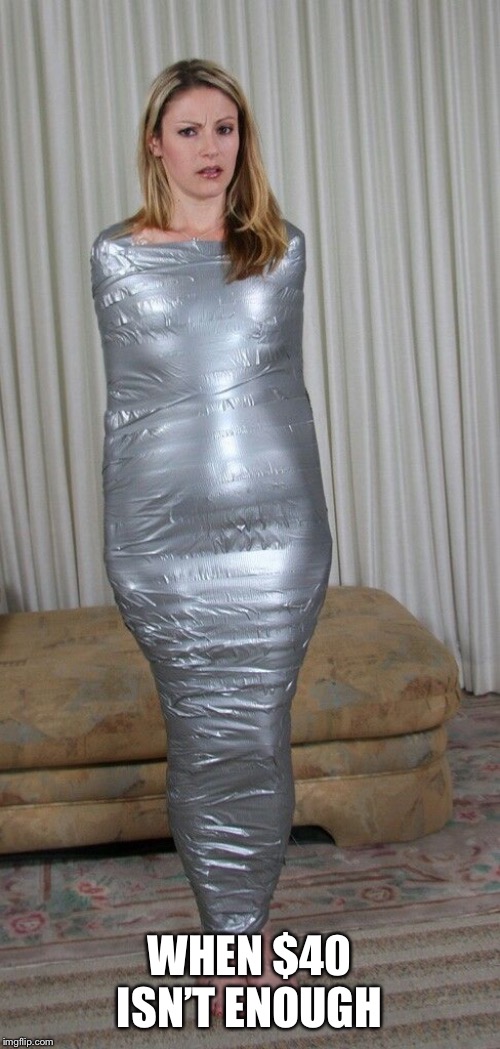 Pantyhose duct tape