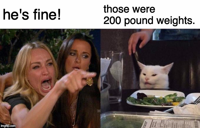image tagged in memes,woman yelling at cat | made w/ imgflip