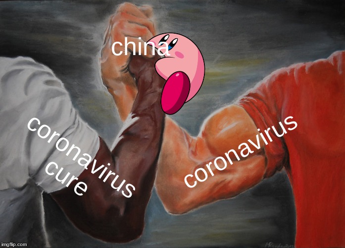 Epic Handshake Meme | china; coronavirus; coronavirus cure | image tagged in memes,epic handshake | made w/ Imgflip meme maker