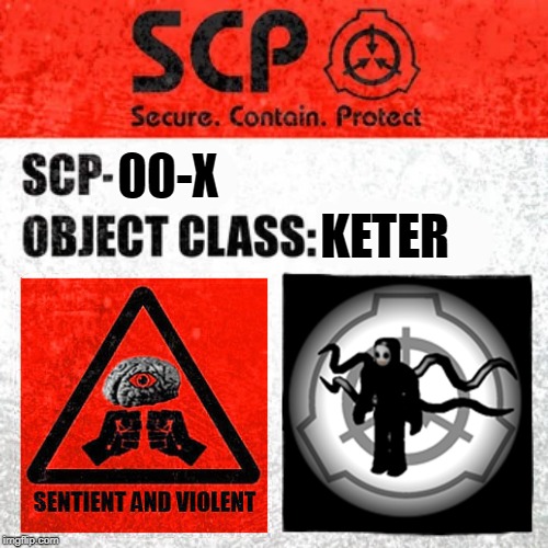 SCP Label Template: Keter - Imgflip