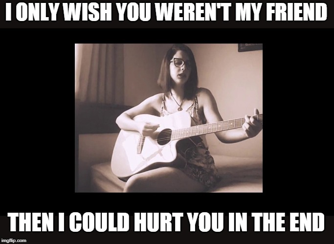 SLIPKNOT COVER | I ONLY WISH YOU WEREN'T MY FRIEND; THEN I COULD HURT YOU IN THE END | image tagged in cover,slipknot,youtube | made w/ Imgflip meme maker