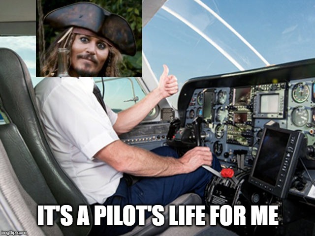 pilot | IT'S A PILOT'S LIFE FOR ME | image tagged in pilot | made w/ Imgflip meme maker