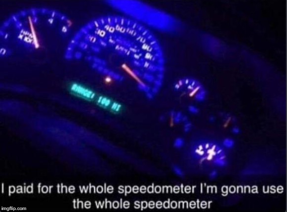 Speedometer | image tagged in speedometer | made w/ Imgflip meme maker