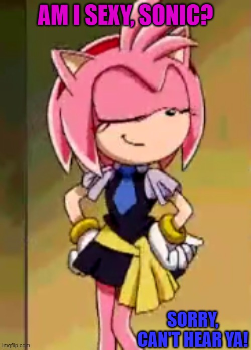 Image Tagged In Flirty Amy Sonic The Hedgehog Amy Rose Imgflip