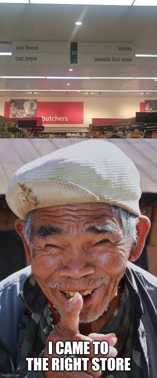 I'LL HAVE ONE CAT MEAL WITH WINE | I CAME TO THE RIGHT STORE | image tagged in funny old chinese man 1,memes,cats,chinese | made w/ Imgflip meme maker
