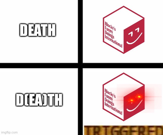 EA bad | DEATH; D(EA)TH | image tagged in triggered template,bfdi,funny,memes,funny memes | made w/ Imgflip meme maker