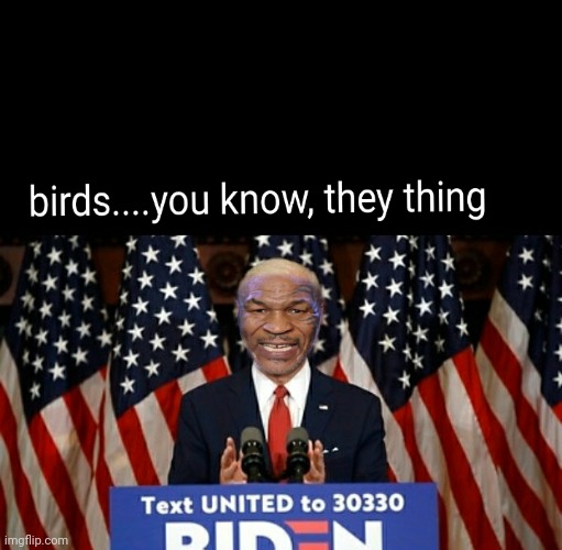 Thing me a thong | image tagged in mike tyson | made w/ Imgflip meme maker