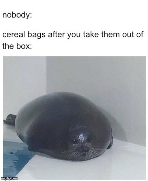 A T H I C C Seal | image tagged in thicc,seal,cereal,box | made w/ Imgflip meme maker