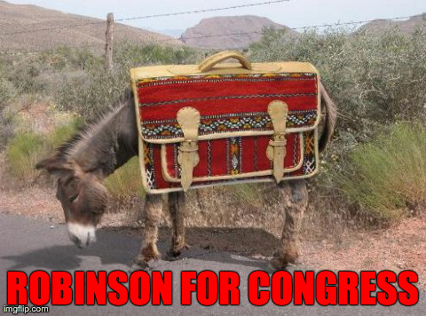 ROBINSON FOR CONGRESS | made w/ Imgflip meme maker