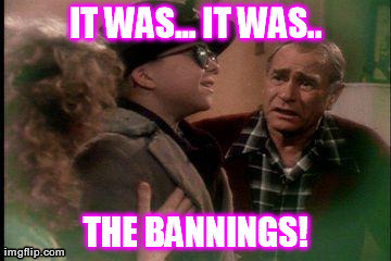 IT WAS... IT WAS.. THE BANNINGS! | made w/ Imgflip meme maker