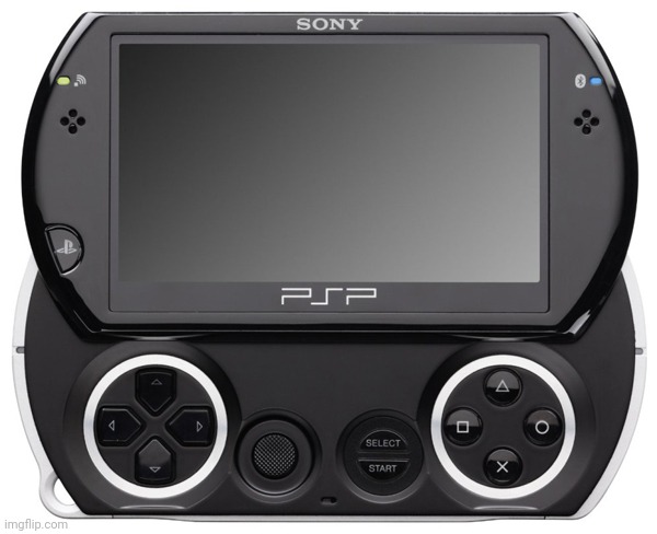 Sony PSP GO (N-1000) | image tagged in sony psp go n-1000 | made w/ Imgflip meme maker