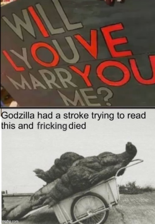 Philosophers are still trying to decipher this message today | image tagged in godzilla had a stroke trying to read this and fricking died,words,signs,memes | made w/ Imgflip meme maker