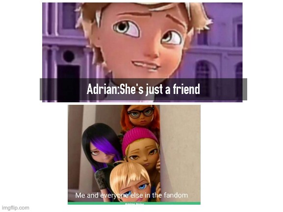 This is a repost | image tagged in miraculous ladybug,adrienette,why must you hurt me in this way,ships | made w/ Imgflip meme maker