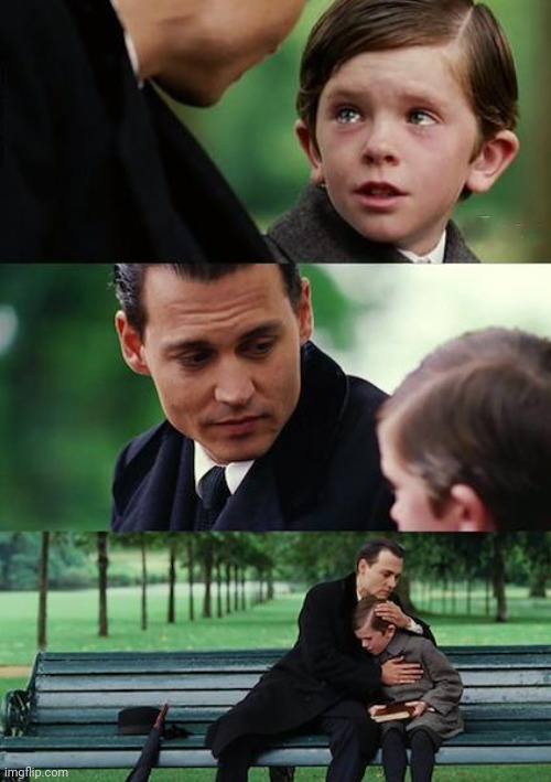 Since people here will upvote anything, here's a picture of a blank template. | image tagged in memes,finding neverland | made w/ Imgflip meme maker