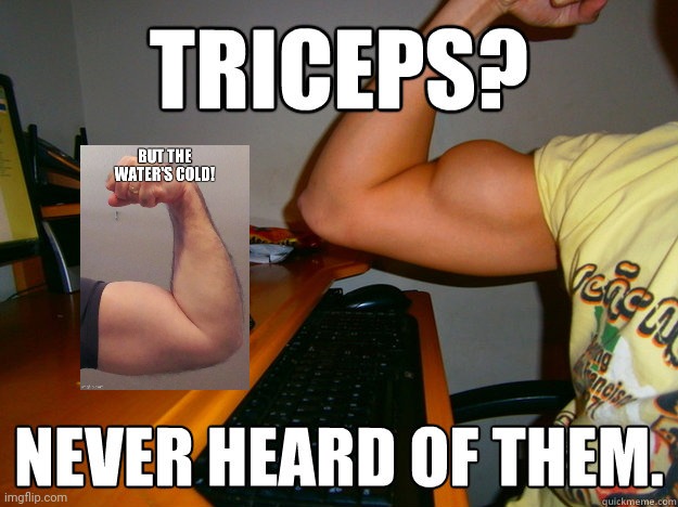 Biceps pointier then a fork #fyp #meme #funny #fitness #bicep #trend #