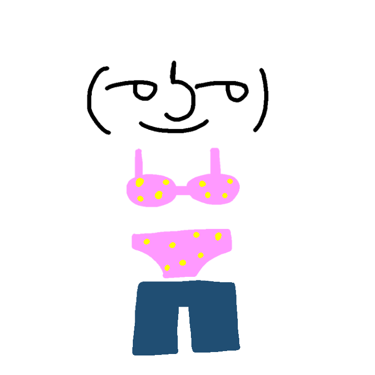 Lenny In Bikini Blank Template Imgflip