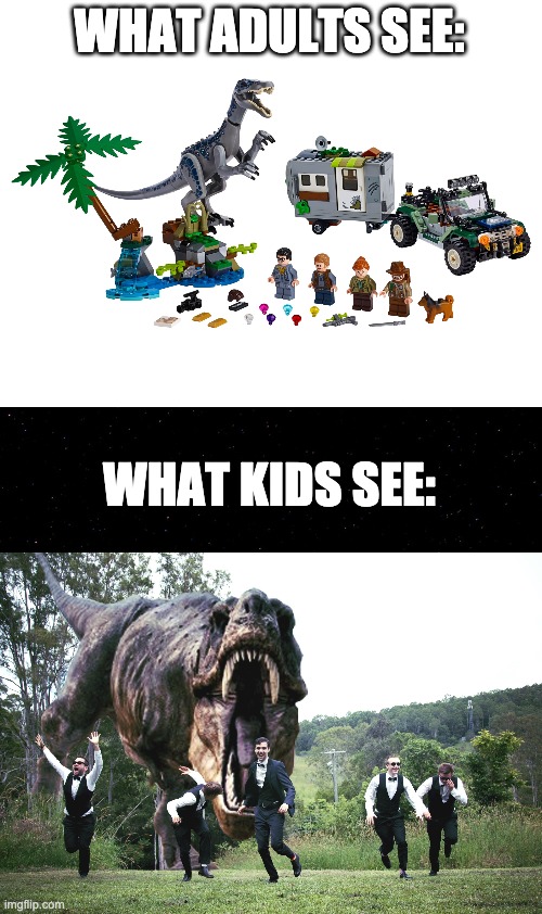 WHAT ADULTS SEE:; WHAT KIDS SEE: | made w/ Imgflip meme maker