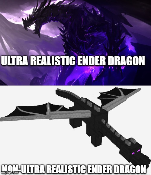 Ultra Realistic Minecraft ENDER DRAGON in 2023