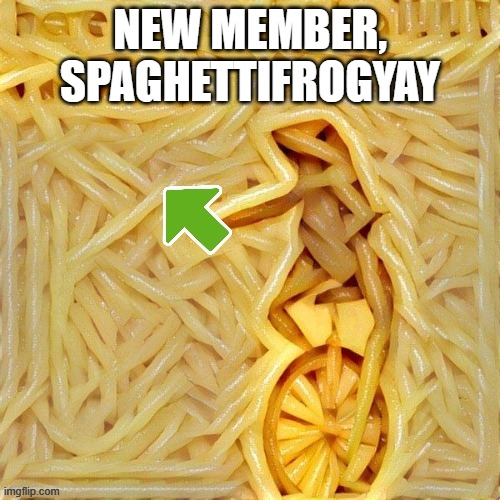 It is a crusader puppet state | NEW MEMBER, SPAGHETTIFROGYAY | image tagged in upvote spaghetti frog | made w/ Imgflip meme maker
