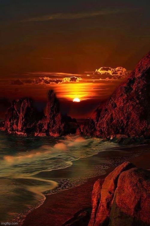 Sunrise | image tagged in landscape_images,landscapes,sunrise,rick75230 | made w/ Imgflip meme maker