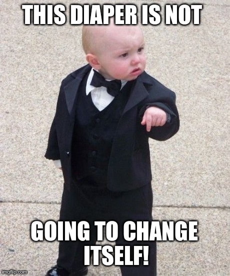 Baby Godfather | image tagged in memes,baby godfather | made w/ Imgflip meme maker