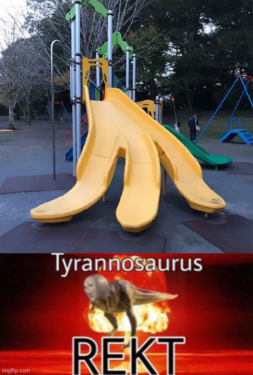 image tagged in tyrannosaurus rekt,odlc,memes,funny,design fails | made w/ Imgflip meme maker