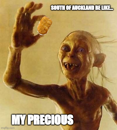 My precious Gollum | SOUTH OF AUCKLAND BE LIKE... MY PRECIOUS | image tagged in my precious gollum | made w/ Imgflip meme maker