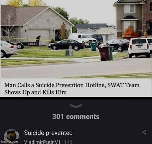 True that | image tagged in suicide,master chief,vladimir putin,swat team | made w/ Imgflip meme maker