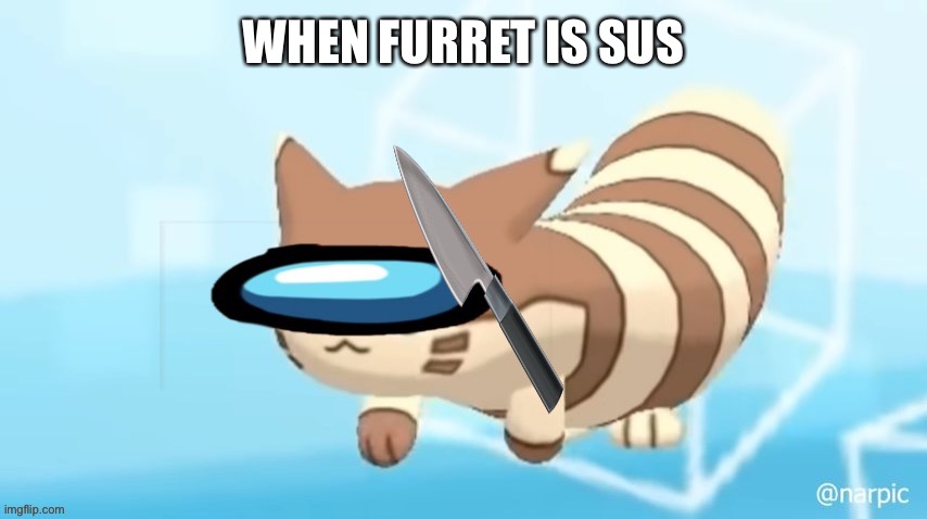 WHEN FURRET IS SUS | made w/ Imgflip meme maker