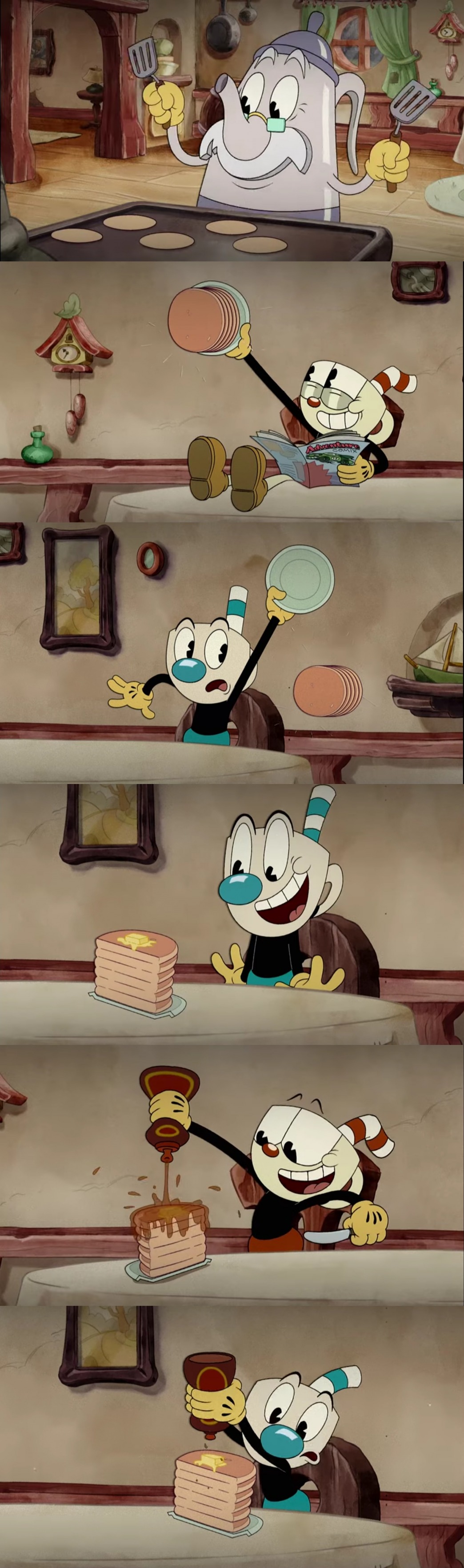 Cuphead Pancakes Blank Template Imgflip