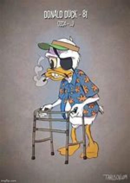 81 years old | image tagged in donald duck 81 | made w/ Imgflip meme maker